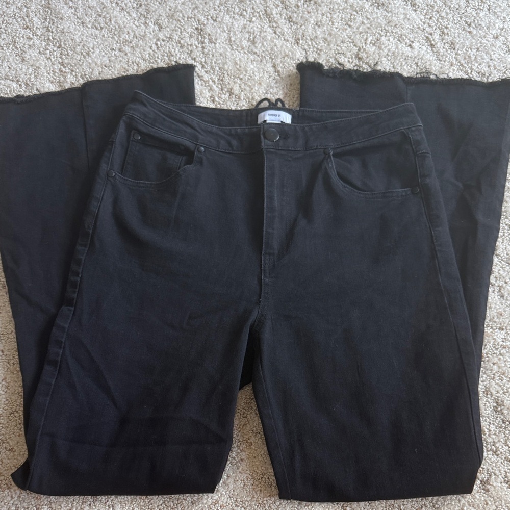 Forever 21 Charcoal Denim Pants